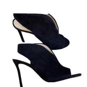 Black Jessica Simpson Black Suede Heel Size 10